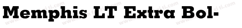 Memphis LT Extra Bol字体转换